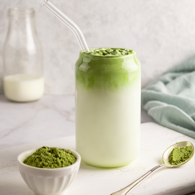 Blueberry Matcha Tea